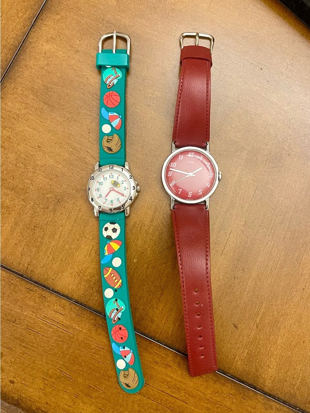 Timex Vintage Mercury Red Dial Watch with Matching Red Leather Strap